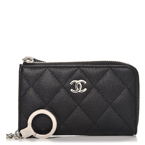 chanel keychain pouch|chanel 6 key holder.